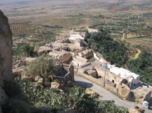 Takrouna Berber village from above